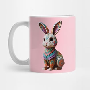 Floral Rabbit Mug